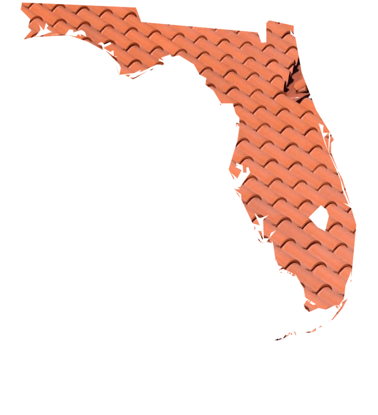 Tile roof in the shape of Florida — ALCON roofing across South Florida