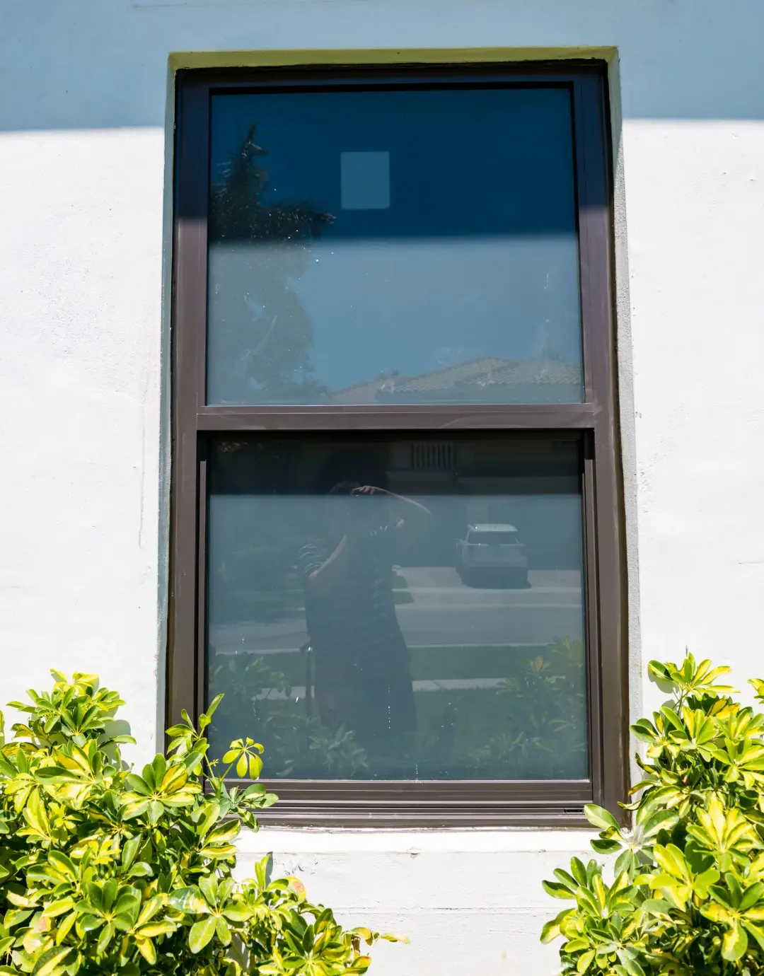 Hurricane-rated impact window installed by ALCON in South Florida